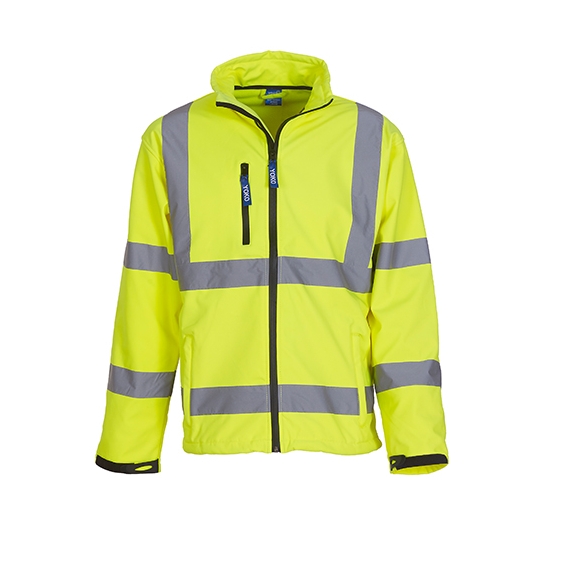 High Visibility 2 Bands & Braces Softshell Jacket
