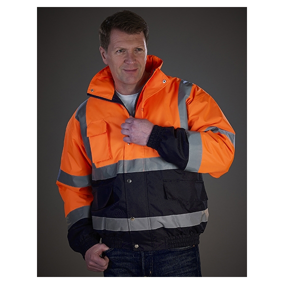 High Visibility Two-Tone Bomber Jacket
