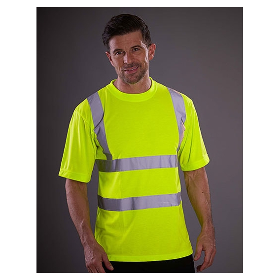 Two Band & Brace Hi Vis T-Shirt