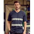 Hi Vis Top Cool Super Light V-Neck T-Shirt