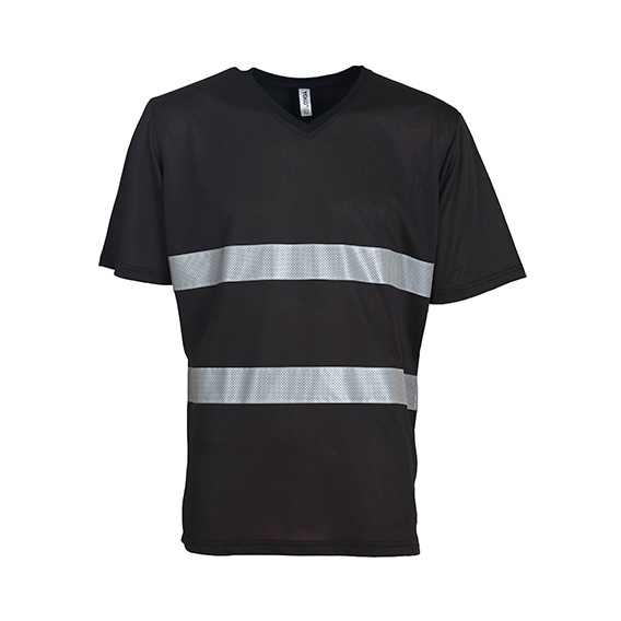 Hi Vis Top Cool Super Light V-Neck T-Shirt