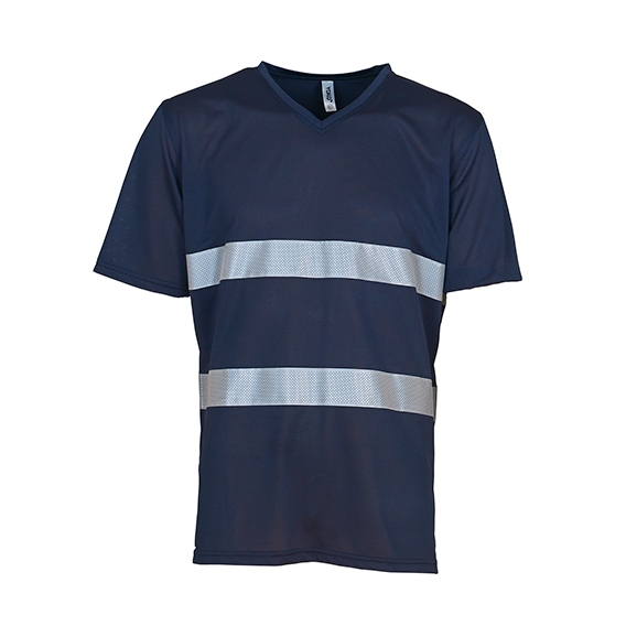 Hi Vis Top Cool Super Light V-Neck T-Shirt