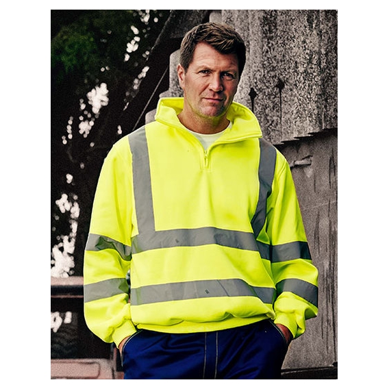 Hi Vis 1/4 Zip Sweatshirt