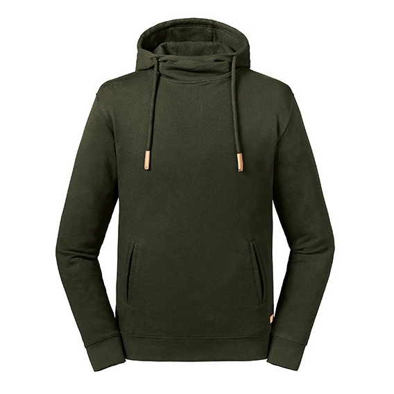 Pure Organic High Collar Hooded Sweat