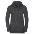 Ladies` Authentic Melange Hooded Sweat
