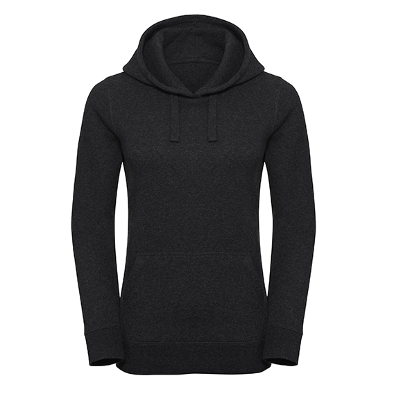 Ladies` Authentic Melange Hooded Sweat