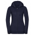 Ladies` Authentic Melange Zipped Hood Sweat