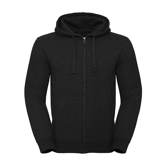 Men`s Authentic Melange Zipped Hood Sweat