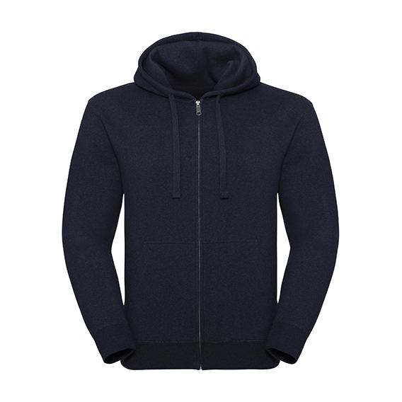 Men`s Authentic Melange Zipped Hood Sweat