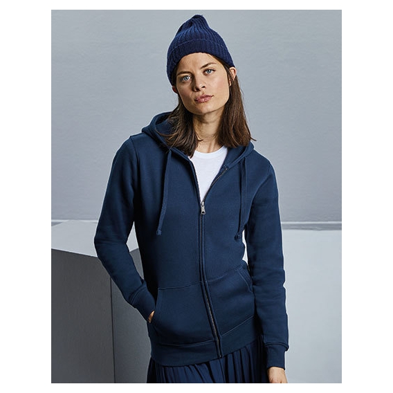 Ladies` Authentic Zipped Hood Jacket