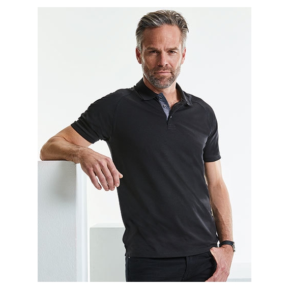 Men`s HD Raglan Polo