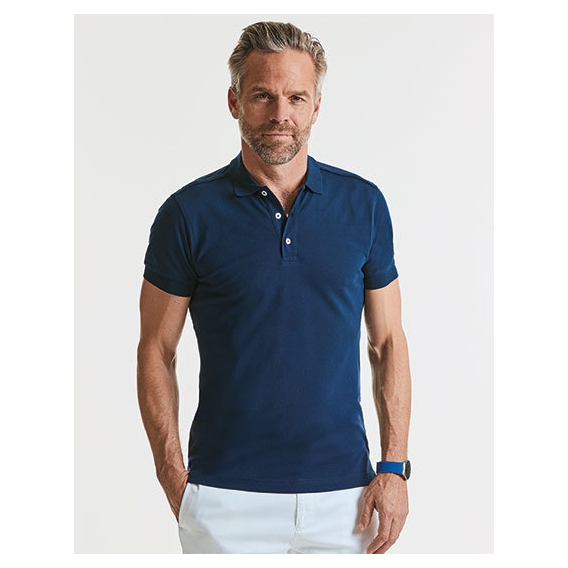 Men`s Fitted Stretch Polo