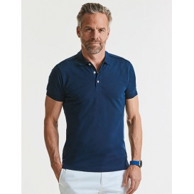 Men `Fitted Stretch Polo