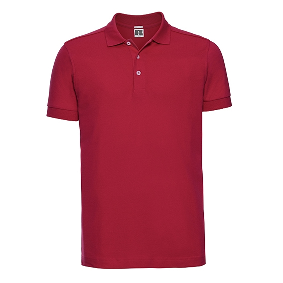 Men`s Fitted Stretch Polo