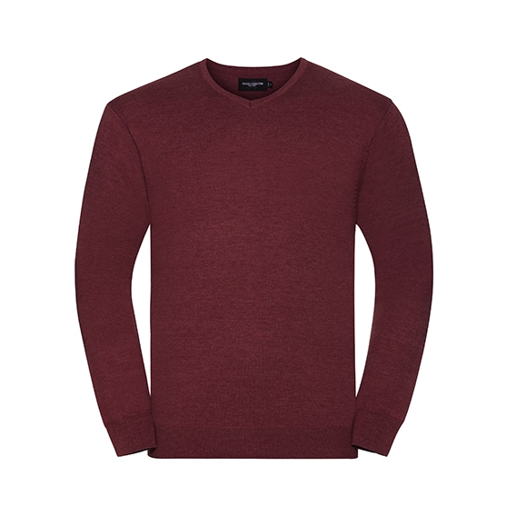 Men`s V-Neck Knitted Pullover