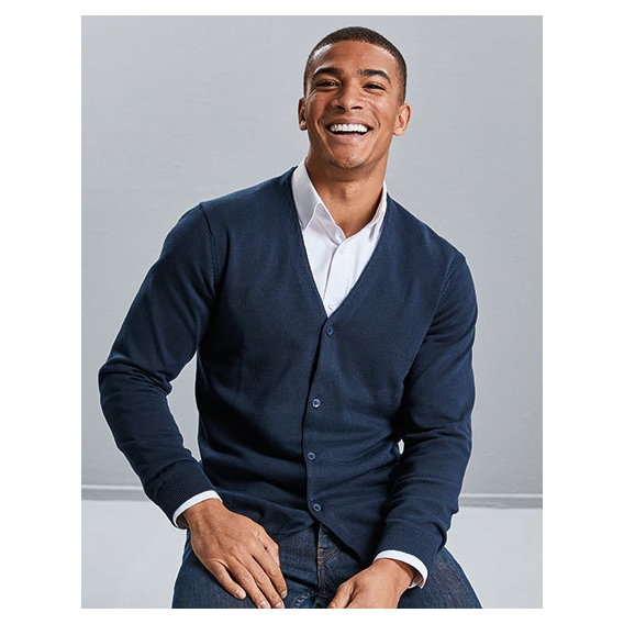 Men`s V-Neck Knitted Cardigan