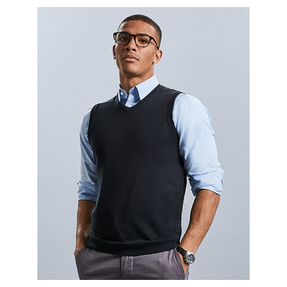 V-Neck Sleeveless Knitted Pullover