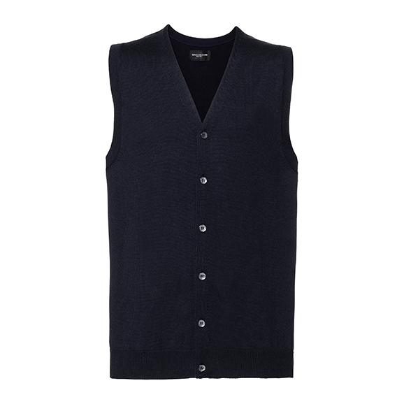 Men`s V-Neck Sleeveless Knitted Cardigan