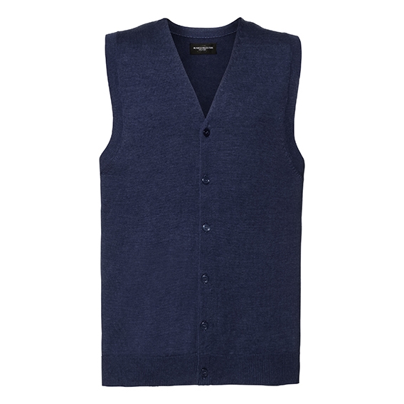 Men`s V-Neck Sleeveless Knitted Cardigan