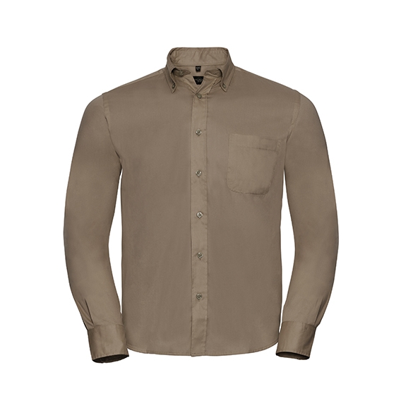 Men`s Long Sleeve Classic Twill Shirt