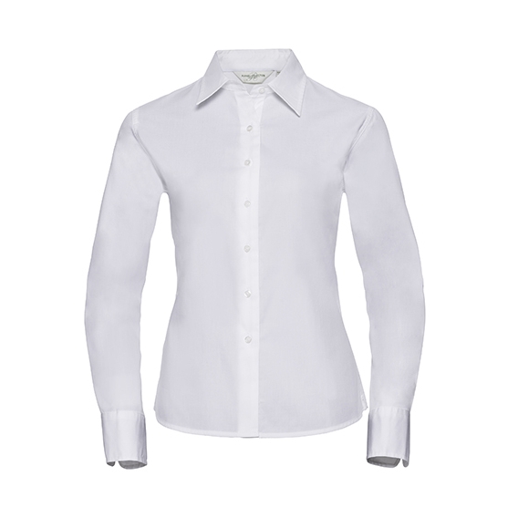 Ladies` Long Sleeve Classic Twill Shirt