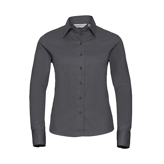 Ladies` Long Sleeve Classic Twill Shirt