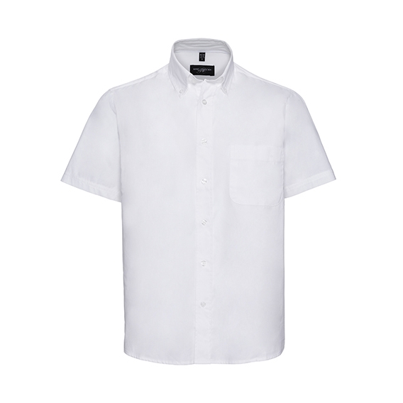 Men`s Short Sleeve Classic Twill Shirt