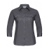 Ladies` Roll 3/4 Sleeve Fitted Twill Shirt