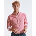 Men `Long Sleeve Tailored Washed Oxford Shirt