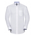 Men`s Long Sleeve Tailored Washed Oxford Shirt