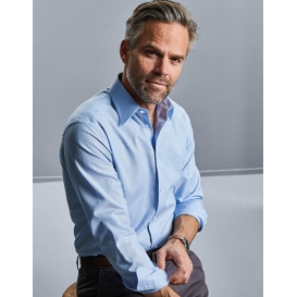 Men `Long Sleeve Tailored Oxford Shirt