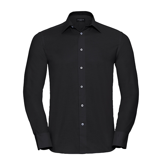 Men`s Long Sleeve Tailored Oxford Shirt