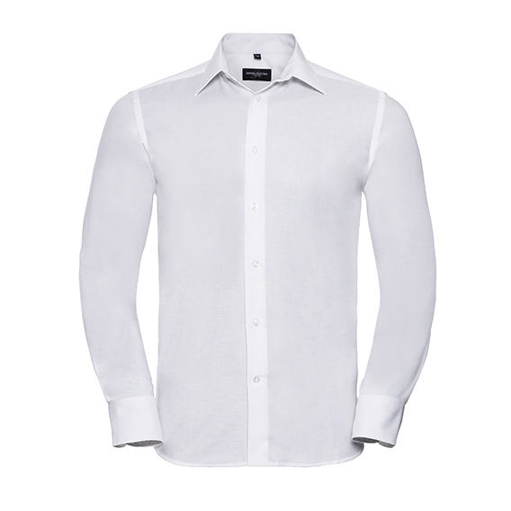 Men`s Long Sleeve Tailored Oxford Shirt