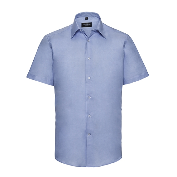 Men`s Short Sleeve Tailored Oxford Shirt