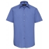 Men`s Short Sleeve Tailored Polycotton Poplin Shirt