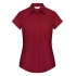 Ladies` Cap Sleeve Fitted Polycotton Poplin Shirt