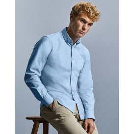 Men `Long Sleeve Tailored Button-Down Oxford Shirt