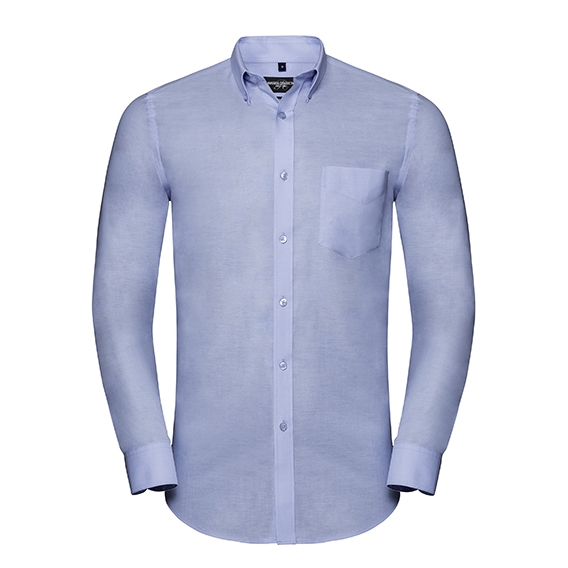Men`s Long Sleeve Tailored Button-Down Oxford Shirt