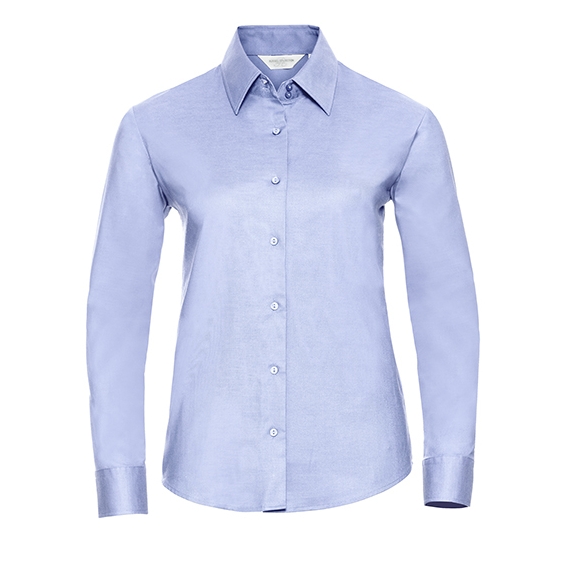 Ladies` Long Sleeve Classic Oxford Shirt