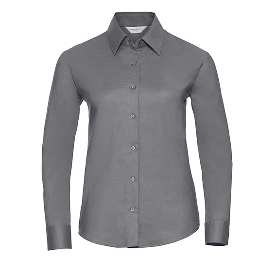 Ladies` Long Sleeve Classic Oxford Shirt