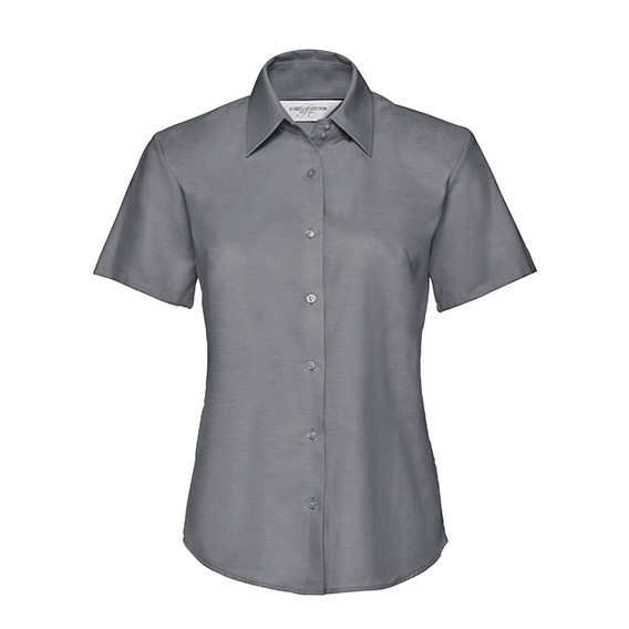 Ladies` Short Sleeve Classic Oxford Shirt