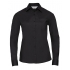 Ladies` Long Sleeve Classic Polycotton Poplin Shirt