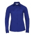 Ladies` Long Sleeve Classic Polycotton Poplin Shirt