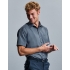 Men`s Short Sleeve Classic Polycotton Poplin Shirt