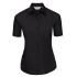 Ladies` Short Sleeve Classic Polycotton Poplin Shirt