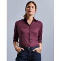 Ladies` 3/4 Sleeve Fitted Stretch Shirt