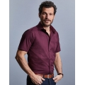 Men`s Short Sleeve Fitted Stretch Shirt