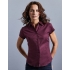 Ladies` Short Sleeve Fitted Stretch Shirt