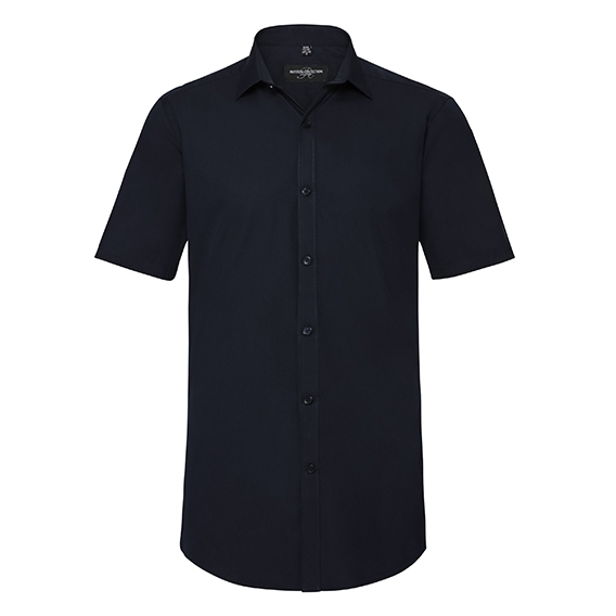 Men`s Short Sleeve Fitted Ultimate Stretch Shirt
