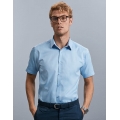Men`s Short Sleeve Tailored Herringbone Shirt